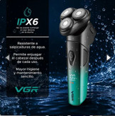 تیغههای استیل ضد زنگ شیور VGR V-391 با قابلیت صفر زن و اصلاح دقیق