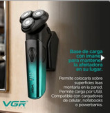 بدنه شیور VGR V-391 با طراحی ارگونومیک و نمایشگر LED برای اصلاح دقیق ریش