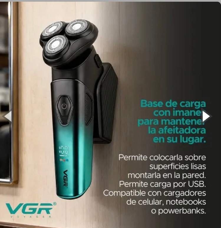 بدنه شیور VGR V-391 با طراحی ارگونومیک و نمایشگر LED برای اصلاح دقیق ریش
