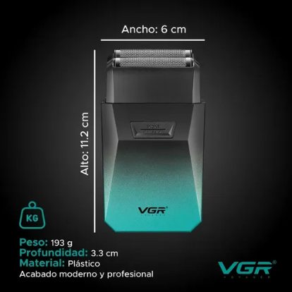 VGR-V372shiverدستگاه شیور ریش تراش مدل فویلی برند وی جی ار