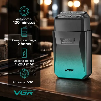 VGR-V372shiverدستگاه شیور ریش تراش مدل فویلی برند وی جی ار