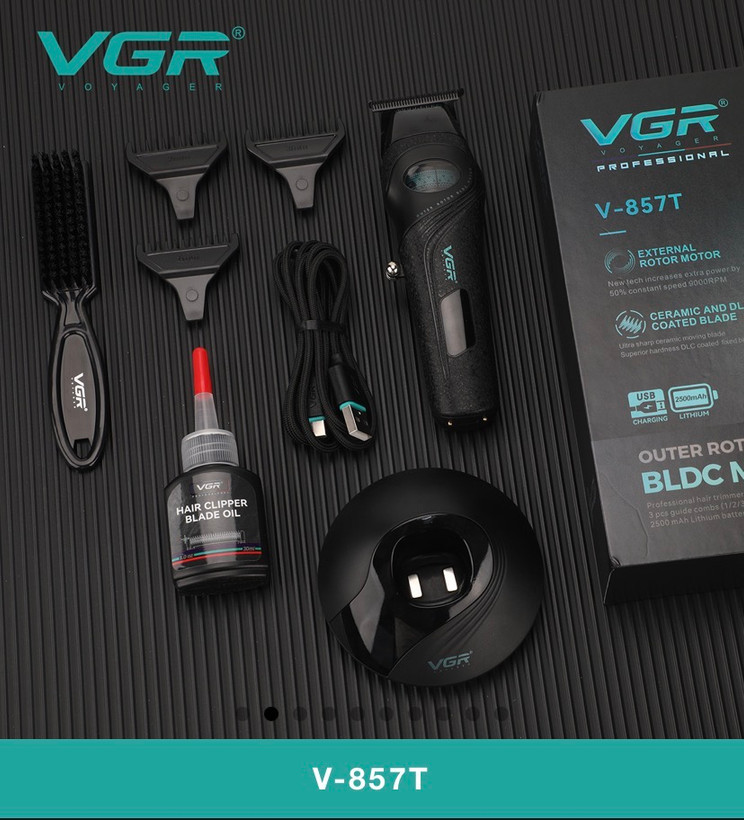 تحهیزات همرام ماشین اصلاح حرفه ای پی حی ار vgr857T