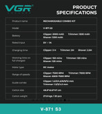 VGR-V871 S3in1پک کامل ماشین اصلاح وی جی ار۱۴۰۵