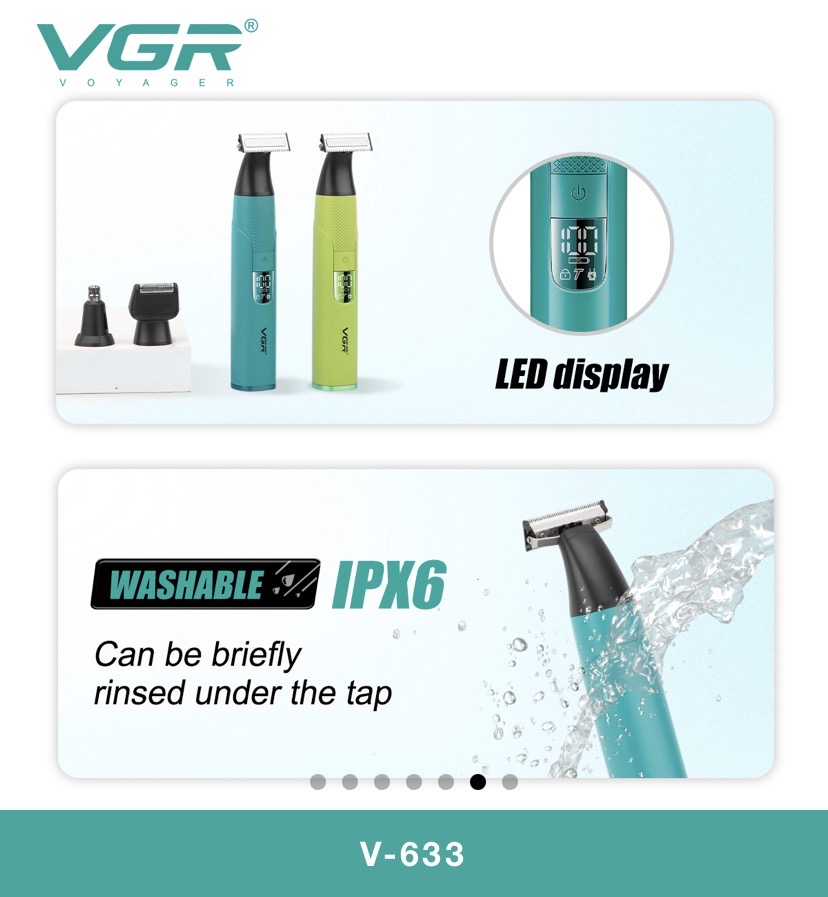 سری شیور فویلی بادی گروم V-633 S3in1