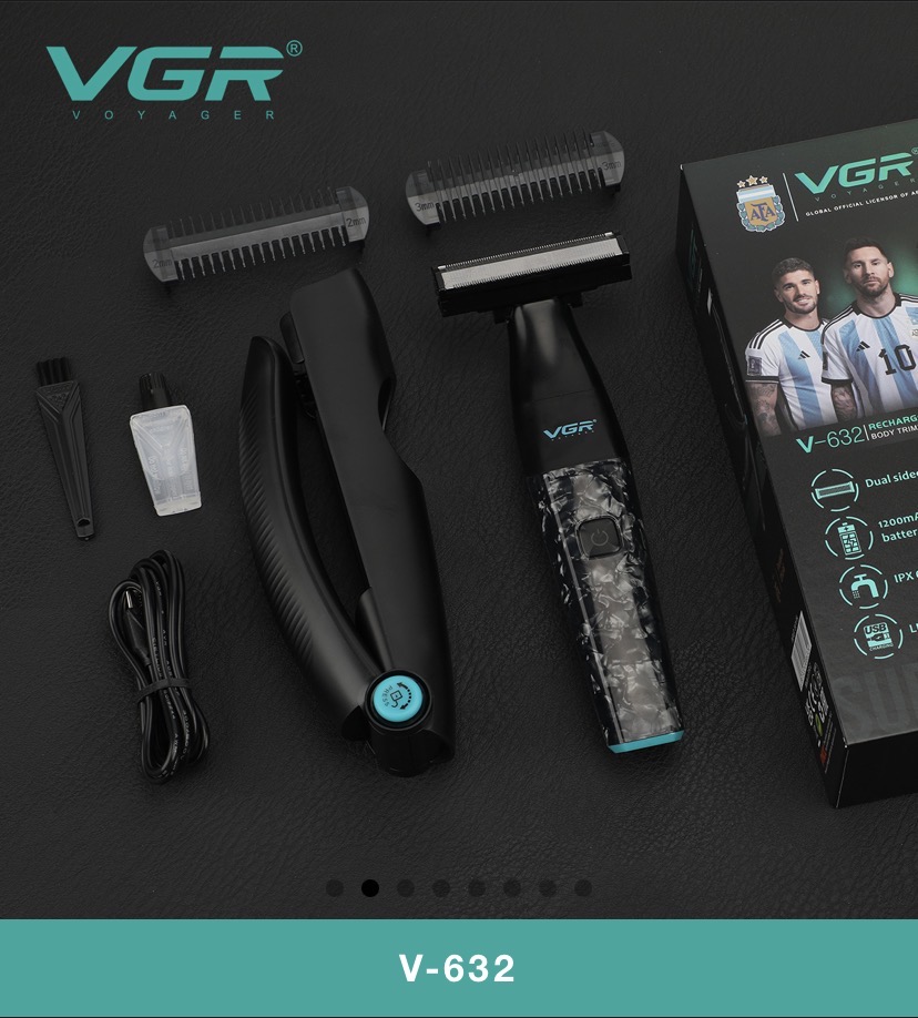 VGR-V632 بادی گروم وی جی ار ۲۰۲۶تیغه دوبل دسته دار