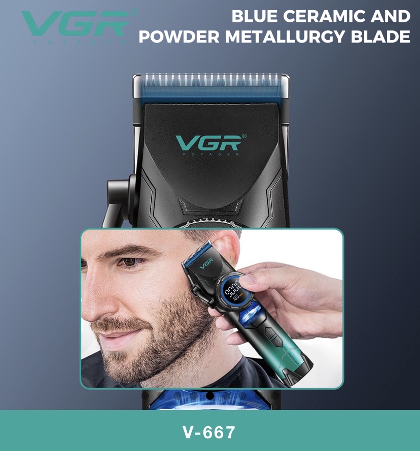 vgr-v667 ماشین اصلاح کلیپر 5دنده وی جی ار
