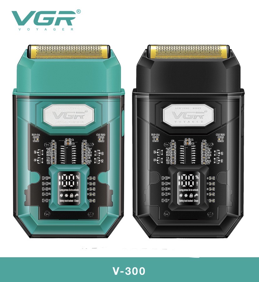 vgr-v300دستگاه شیور صفر زن صورت وی جی ار مدل فویلی