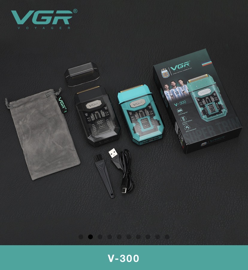 vgr-v300دستگاه شیور صفر زن صورت وی جی ار مدل فویلی